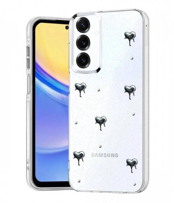 Joy Tekno Samsung Galaxy S25 FE Fiyonk Desenli Kapak