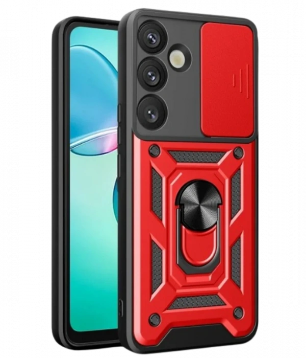 Joy Tekno Samsung Galaxy S25 FE Pars Lens Yüzüklü Silikon