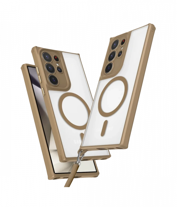 Samsung Galaxy S25 Ultra Kılıf Enka Magsafe Silikon Kılıf