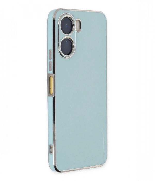 Joy Tekno Vivo Y16 Kılıf Volet Silikon - Açık Yeşil