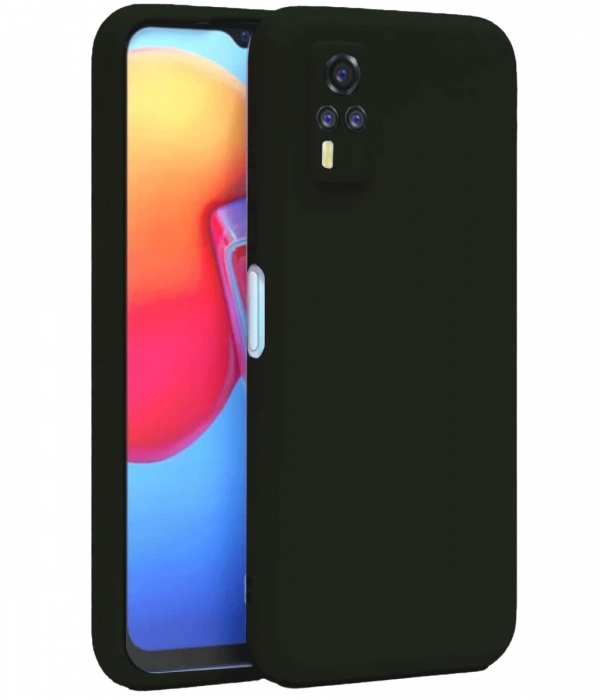 Vivo Y53S Kılıf Nano içi Kadife Silikon