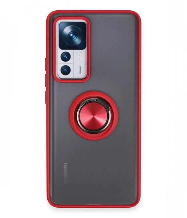 Xiaomi Mi 12T Pro Kılıf Montreal Yüzüklü Silikon Kapak