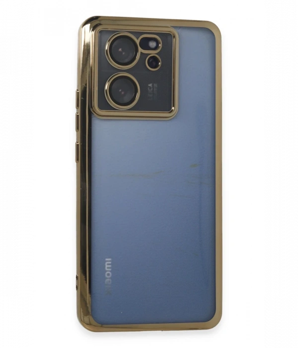 Xiaomi Mi 13T Kılıf Razer Lensli Silikon - Gold