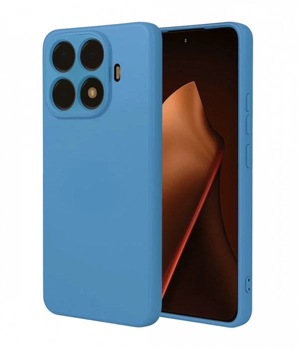 Joy Tekno Xiaomi Mi 15T Pro Nano içi Kadife Silikon - Mavi