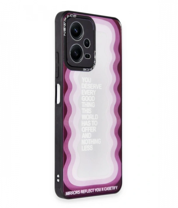 Joy Tekno Xiaomi Poco X5 Pro 5G Kılıf Mirror Desenli Kapak