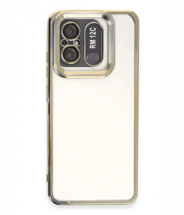 Joy Tekno Xiaomi Redmi 12C Kılıf Slot Silikon - Gold