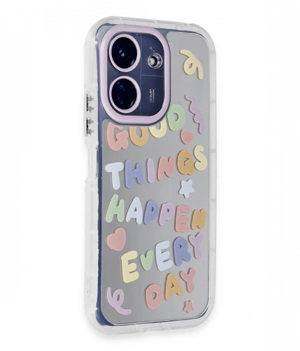 Joy Tekno Xiaomi Redmi 13C Kılıf Reflexion Desenli Kapak