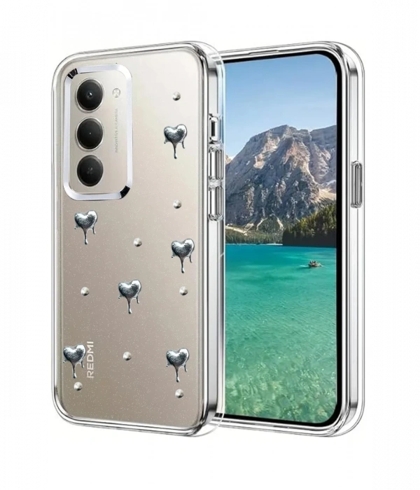 Joy Tekno Xiaomi Redmi 15 4G Fiyonk Desenli Kapak