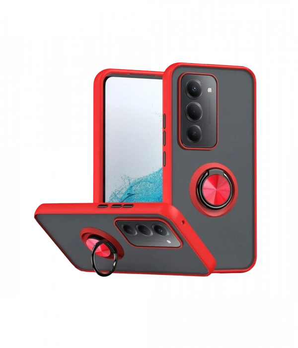 Joy Tekno Xiaomi Redmi 15 4G Montreal Yüzüklü Silikon Kapak