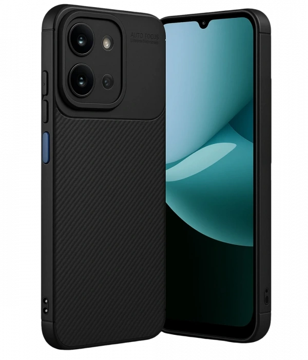 Xiaomi Redmi 15C 4G Auto Focus Karbon Kapak - Siyah