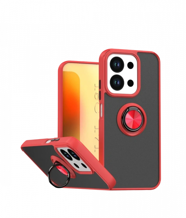 Joy Tekno Xiaomi Redmi 15C 4G Montreal Yüzüklü Silikon Kapak