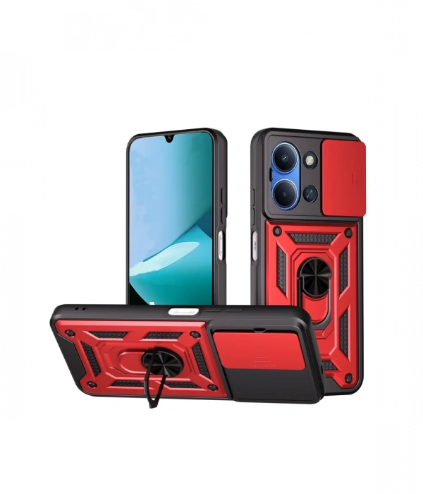 Joy Tekno Xiaomi Redmi 15C 4G Pars Lens Yüzüklü Silikon