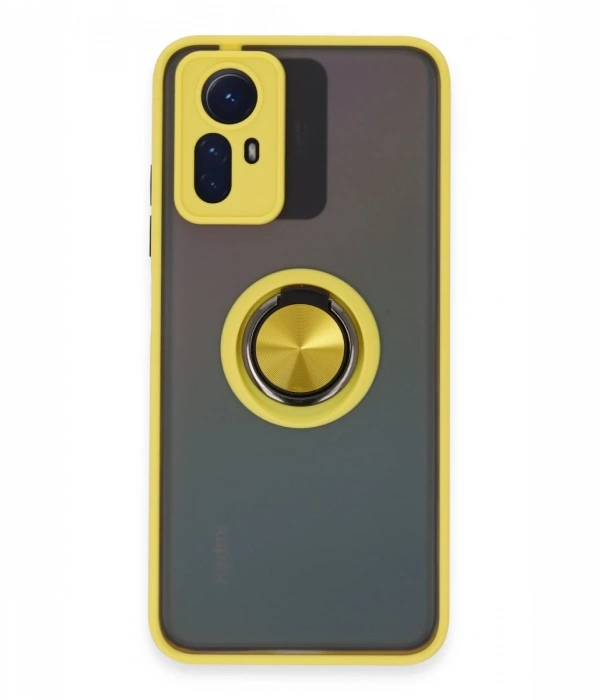 Xiaomi Redmi Note 12S Kılıf Montreal Yüzüklü Silikon Kapak