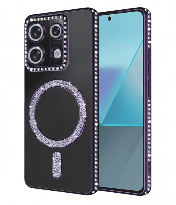 Joy Tekno Xiaomi Redmi Note 13 Pro 4G Joke Simli Magneticsafe Kılıf
