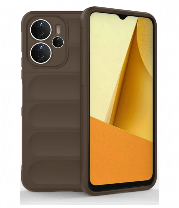 Xiaomi Redmi Note 14 4G Kılıf Optimum Silikon - Kahverengi