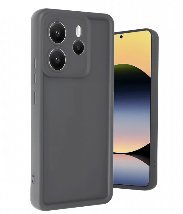 Xiaomi Redmi Note 14 4G Kılıf Viera Silikon - Gri