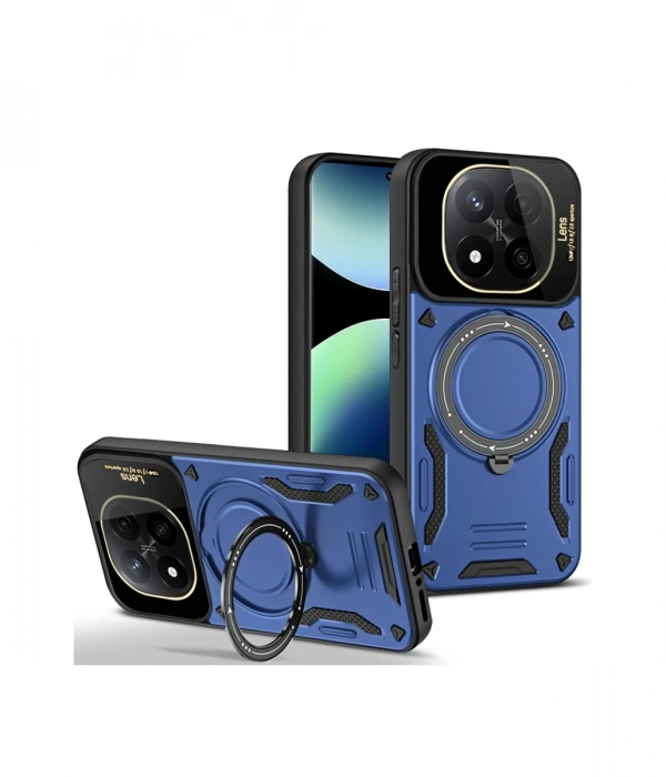 Joy Tekno Xiaomi Redmi Note 14 Pro 4G Kılıf Joy Lens Standlı Kapak