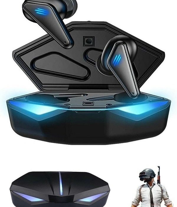 K-55 True Kablosuz Oyuncu Kulaklığı Işıklı Kulakiçi Bluetooth Kulaklık 5.0