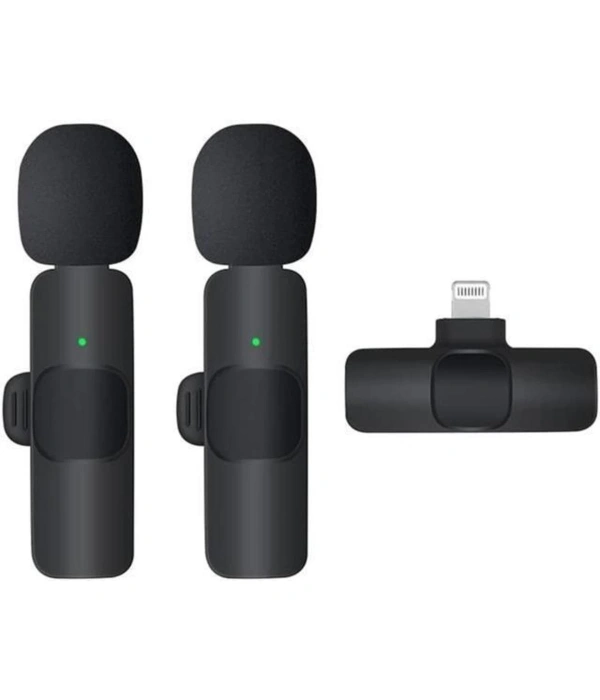 K9 Kablosuz Yaka Mikrofonu Lightning 2’li Mini Mikrofon Youtube Tik Tok 2 Adet