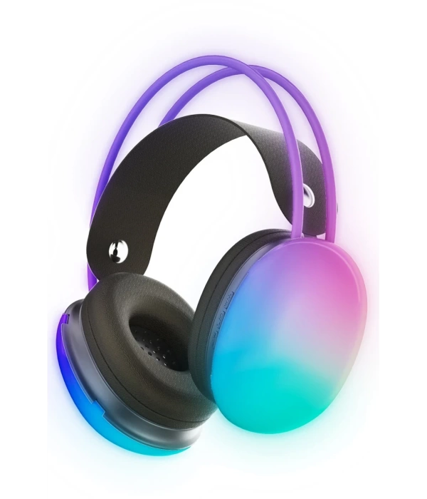 Karler Bass KRH1 RGB Kafaüstü Kablosuz Kulaklık - Siyah