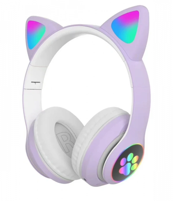 Karler Bass STN28 Kablosuz Kedi Kulaklık - Lila