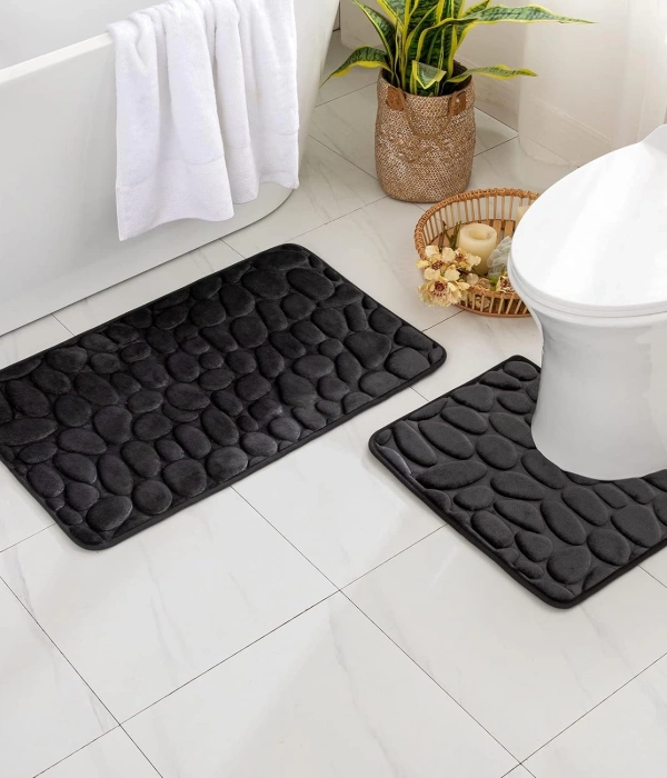 Kaymaz Hafızalı Köpük Banyo Paspası