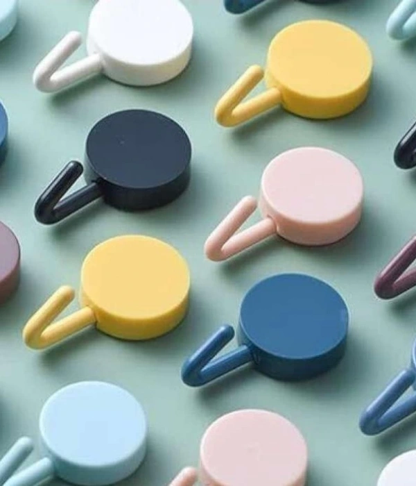 Kendinden Yapışkanlı Renkli Duvar Askısı