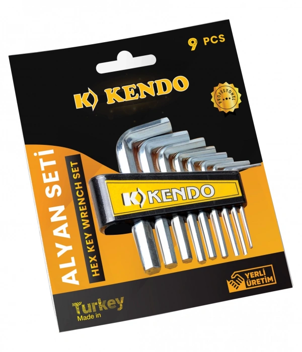 Kendo Allen Anahtar Seti Alyan Anahtar 9 Parça