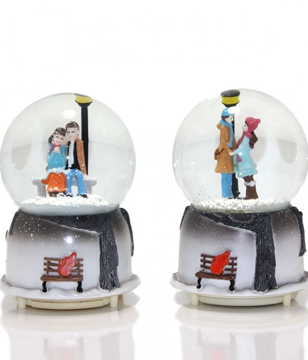 Kış Masalı Büyük Boy Kar Küresi Alk323