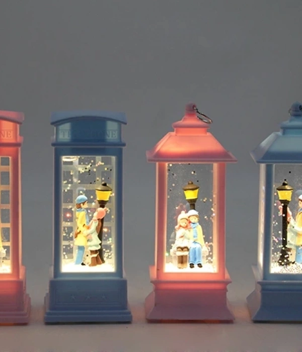 Kış Masalı Işıklı Kar Küresi Alk3394