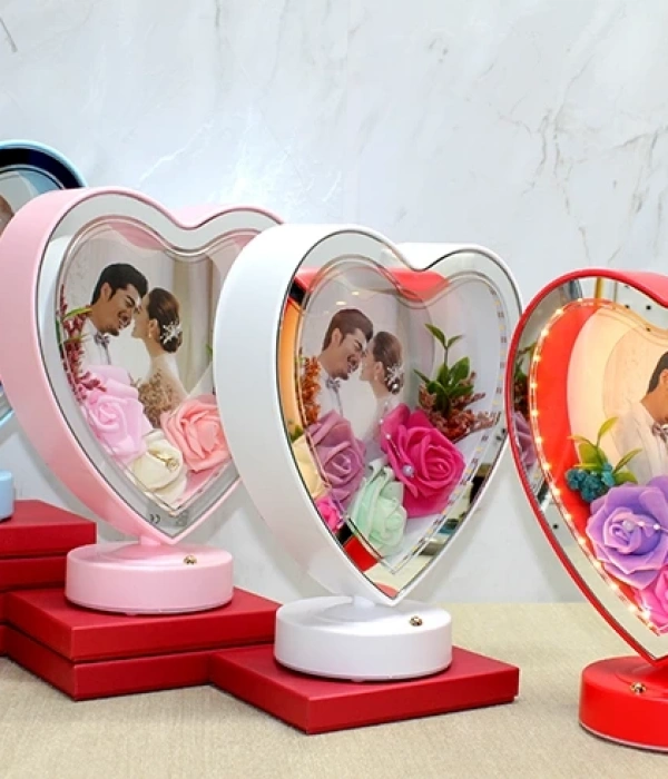 Kişiye Özel Fotoğraf Alanlı Ledli Çerceve Alk4448