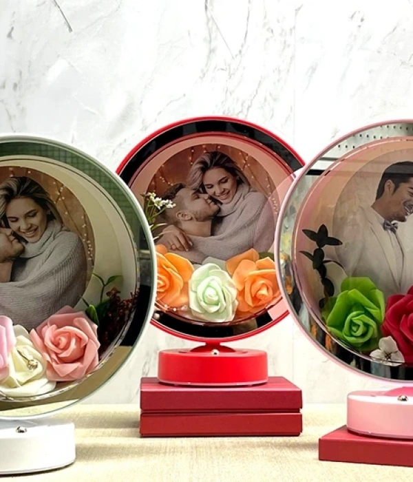 Kişiye Özel Fotoğraf Alanlı Ledli Çerceve Alk4449