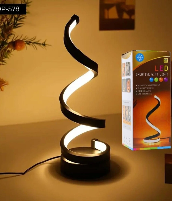 Kıvrımlı Gece Lambası