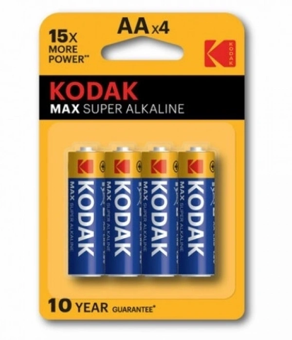 Kodak  4 Adet Max Super Alkalin Kalem Pil