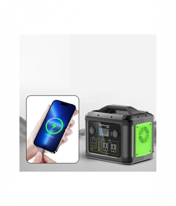 Konfulon CN06 Powerbank 1200W 315.000 mAh Kamp Şarj 60W PD - Siyah