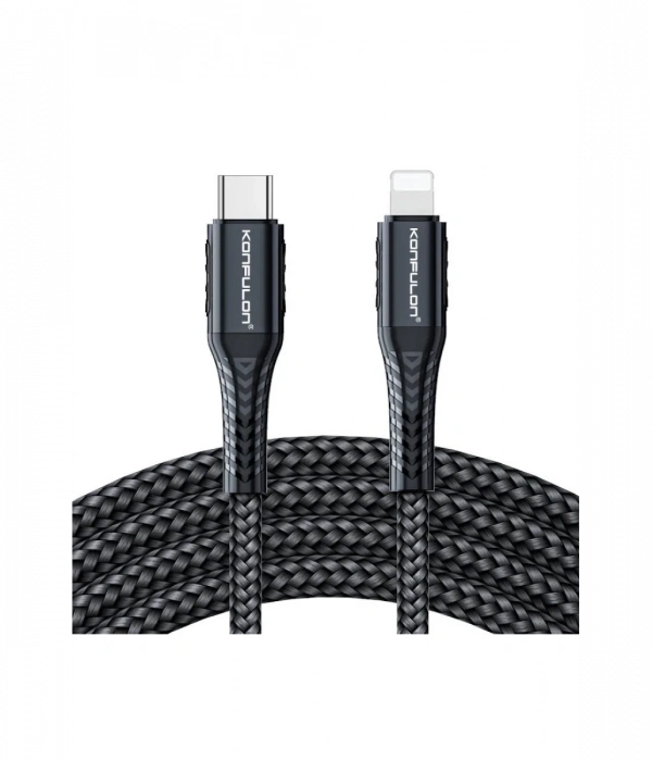Konfulon DC35 Type-C to Lightning Kablo 1MT - Siyah