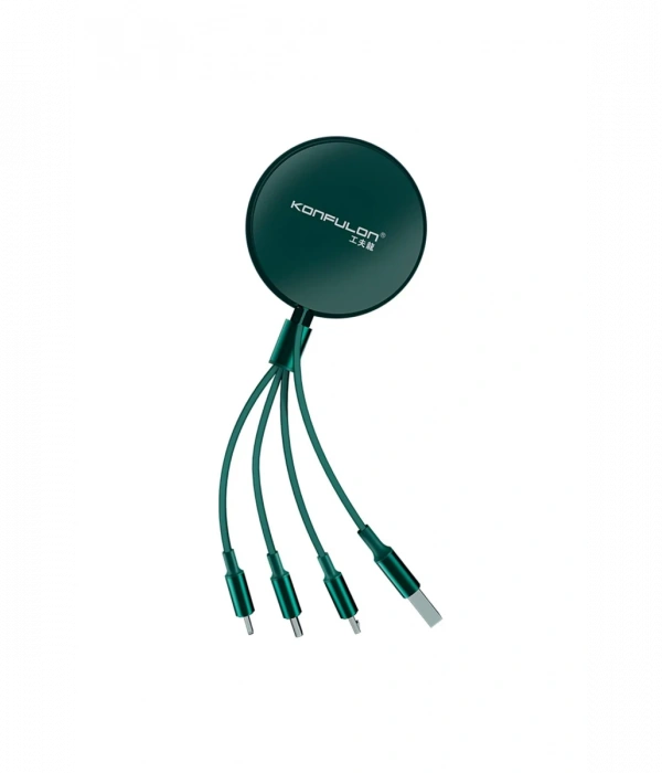 Konfulon DC44 3in1 66W Kablo - Yeşil