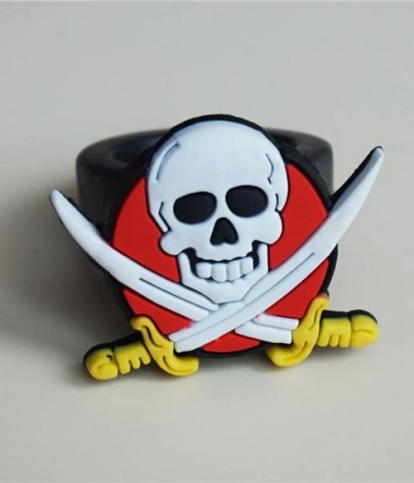 Korsan Kılıçlı Çocuk Uyumlu Plastik Korsan Yüzüğü