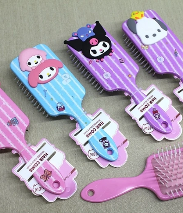 Kuromi,hello Kitty,cinnamon,my Melody Saç Tarağı Alk3086