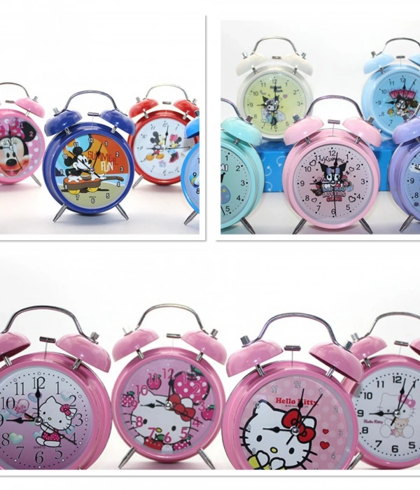 Kuromi,hello Kitty,mickey Mouse Masa Üstü Çalar Saat Alk3068
