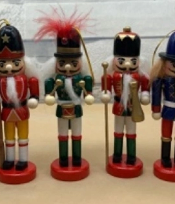 Kurşun Asker Ahşap Dekoratif Eşya (6lıset 13cm