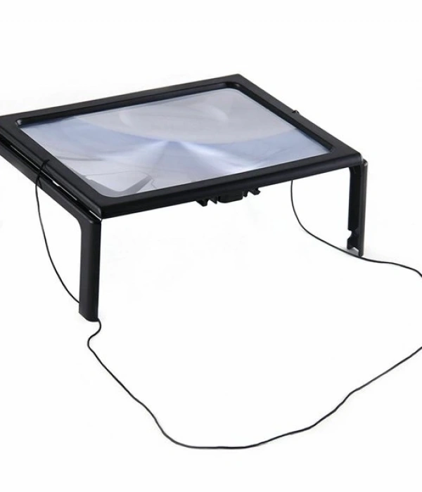 Led Işıklı Kitap  Okuma Büyüteç