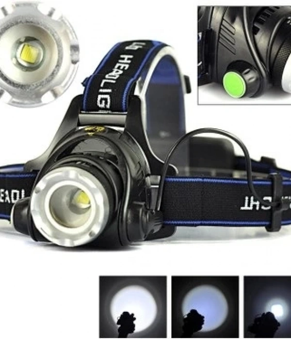 Led Kafa Feneri 2000lm Xm-l T6 2000 Lumens 3 Modlu