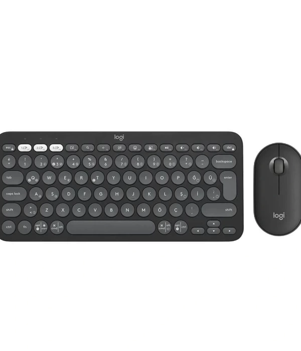 LOGITECH PEBBLE TÜRKÇE Q KLAVYE VE MOUSE 920-012245