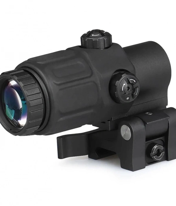 Magnifier 5x Yakınlaştırmalı Dürbün  22mm Ray Uyumlu, Katlanır Yaylı Ayaklı