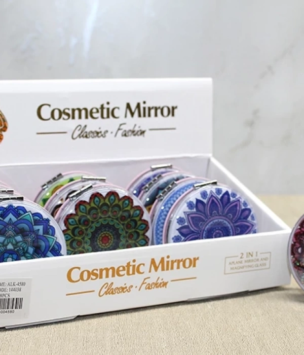 Mandala Desenli Hareketli Sulu El Aynası Alk4580