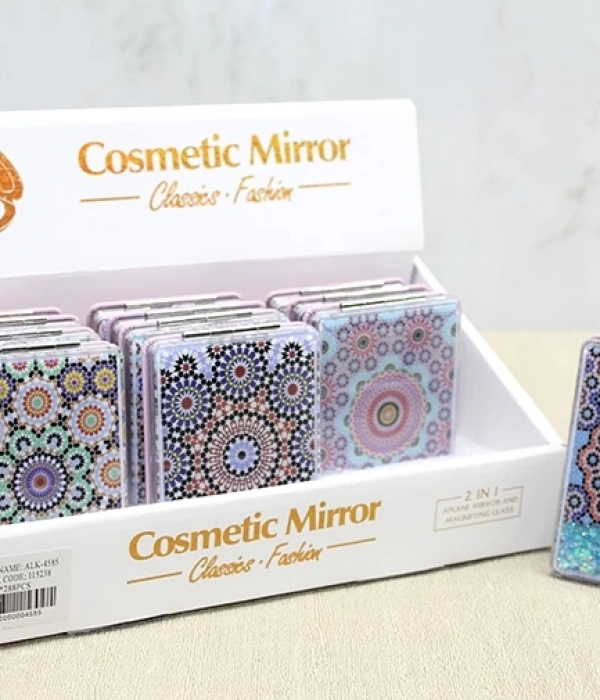 Mandala Desenli Hareketli Sulu El Aynası Alk4585