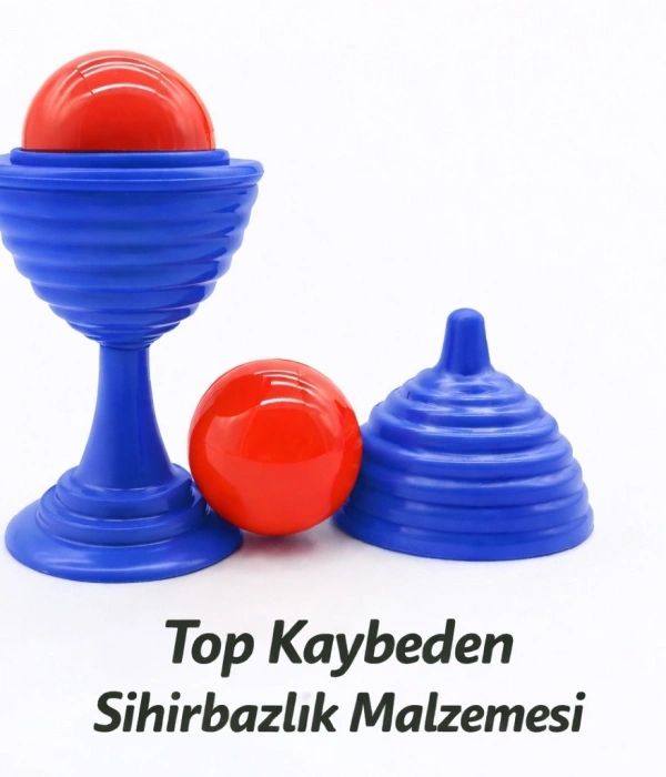 Mavi Renk Sihirli Kupa Top Kaybetme Oyunu 7 Cm