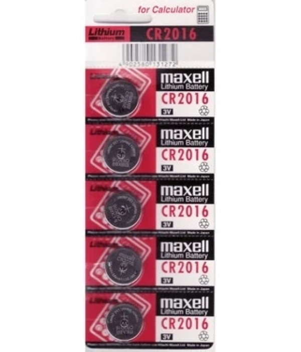 Maxell Cr2016 3v Lityum Düğme Pil 5li Paket