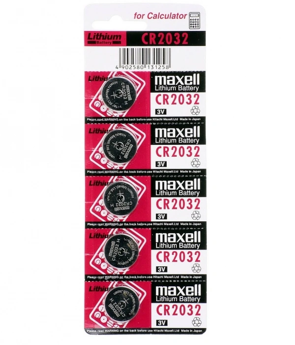 Maxell Cr2032 3v Lityum Düğme Pil 5li Paket